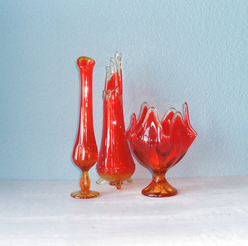 Orange Mid-Century Glass Instant Collection