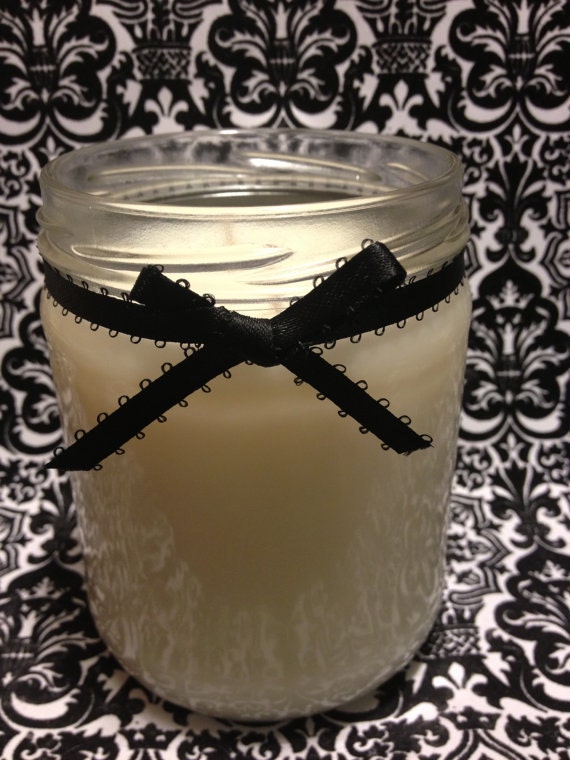 You Choose Your Scent - 12oz Glass Jar All Natural Soy Candle