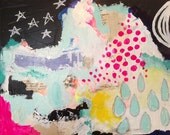 Out of the Darkness Mixed Media Original Painting