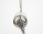 Silver Leaf Necklace