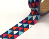 Geometric Triangles  - Chugoku Washi Paper Masking Tape- 6.5 Yards