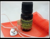 Essential Oil Perfume & Boho Chic Charm Bottle Necklace Set- Gifts Under 25