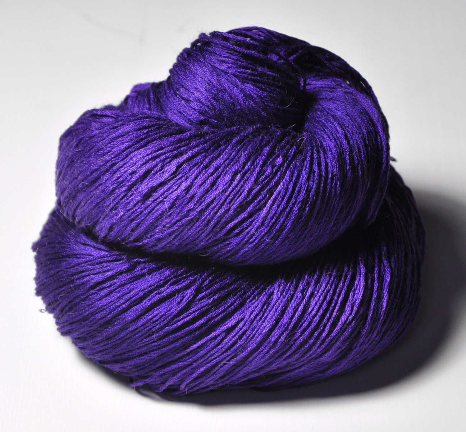 Memory of a dark tale OOAK - Silk/BabyCamel lace weight - LIMITED EDITION