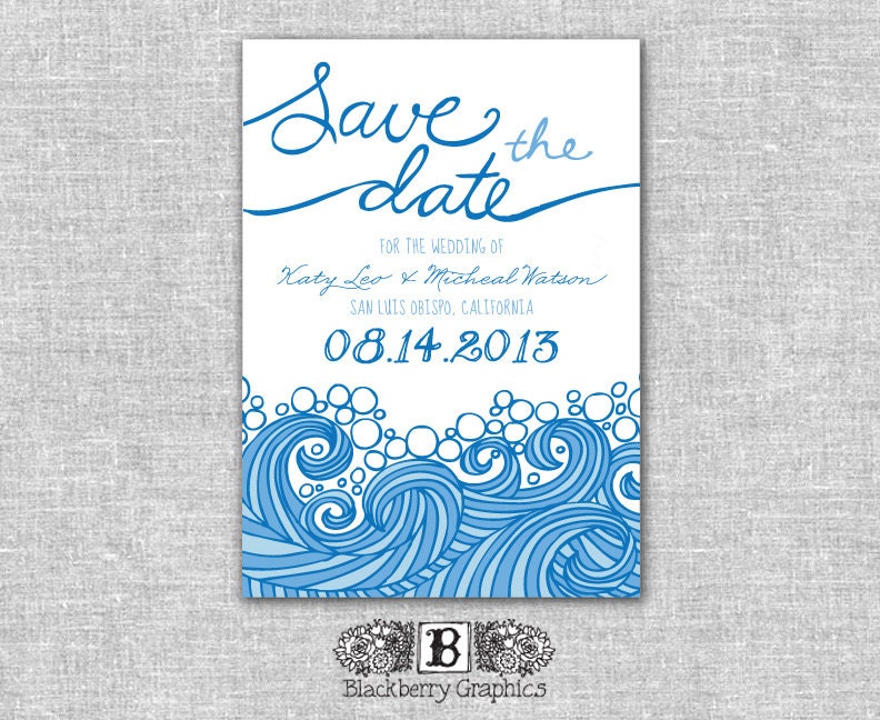 DIY you print, nautical beach desitination save the date - katy design