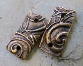 Bronze Tribal Rectangle Connectors