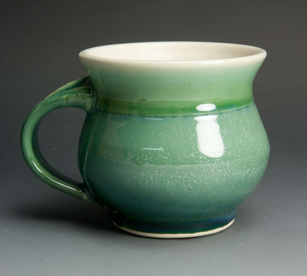 Porcelain handcrafted coffee mug or tea cup -964