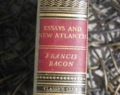 Francis Bacon Essays and New Atlantis, Tweed Book 1942