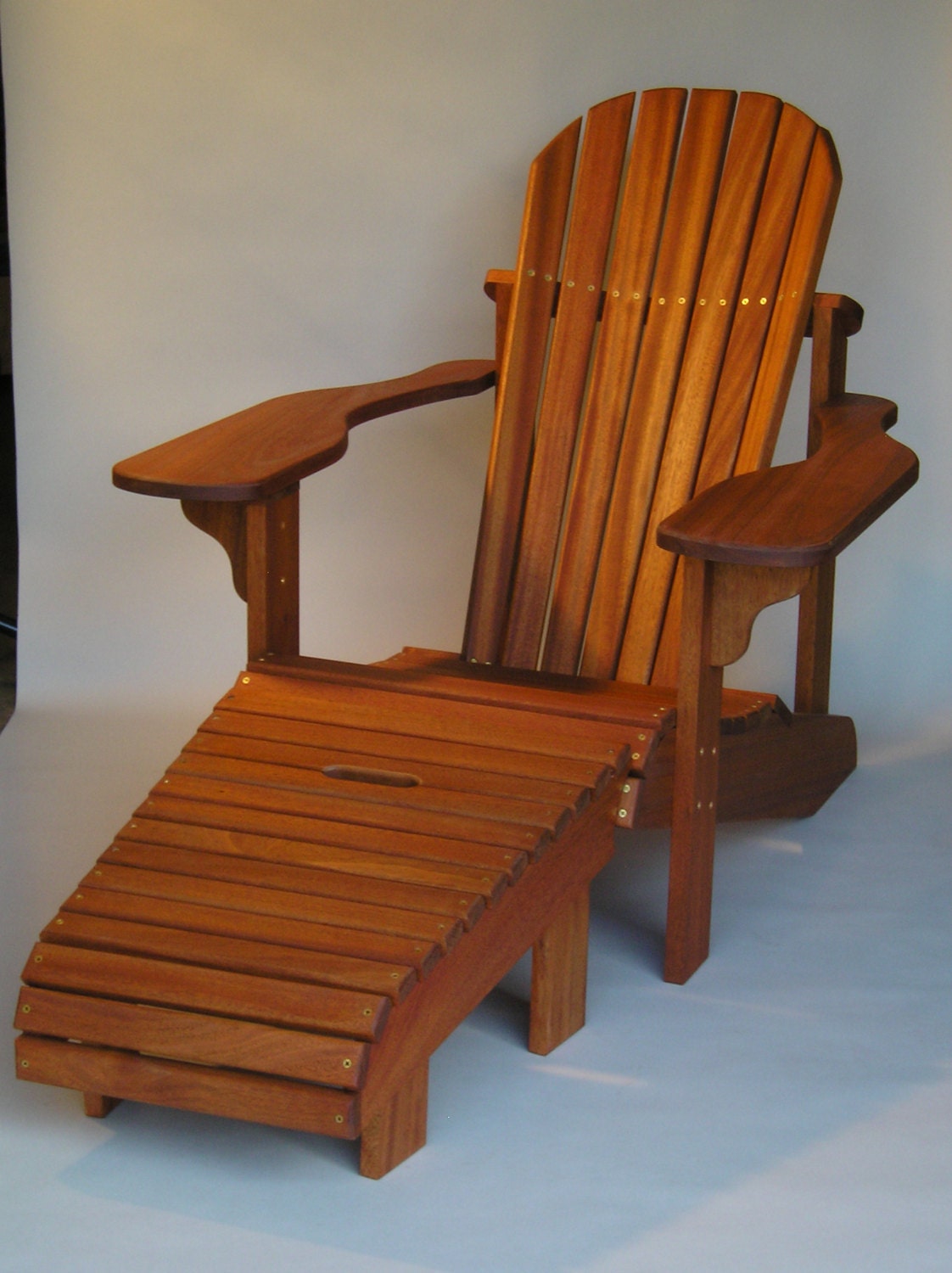 Adirondack chair and ottoman