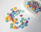 Coral Painted Beads