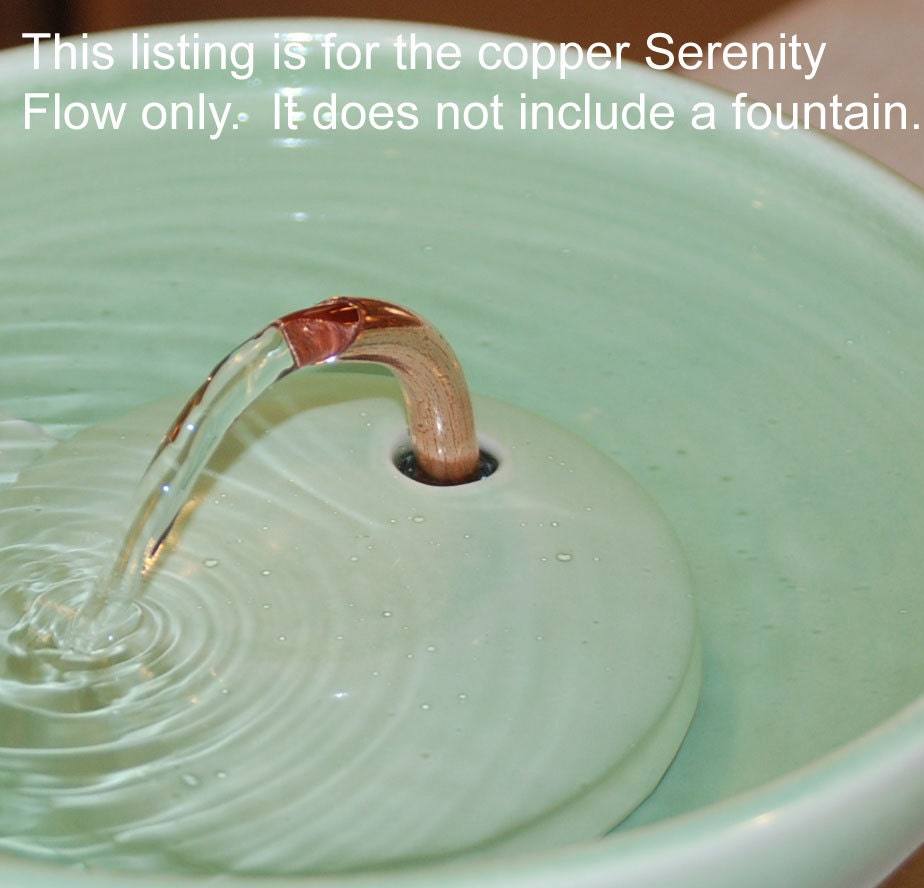 For ThirstyCat Fountains of Any Size Handmade, "Serenity Flow" ADD ON