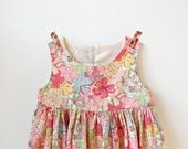 mauvey II : pink gathered classic dress