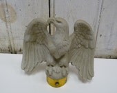 Vintage Eagle flag pole Topper Decorative top American bird Finial