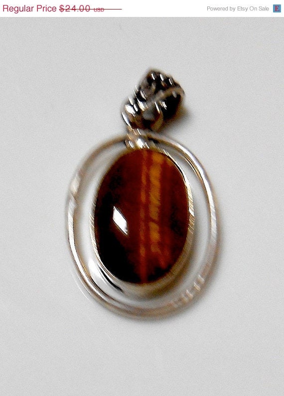 ON SALE Vintage Moonstone Oval Gemstone in Floating Frame Sterling Silver Pendant Jewelry