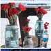 10 Hanging Mason Jar Vases Flower Frog LIDS, Mason Jar Wedding Decorations, DIY Lids Only- No Jars