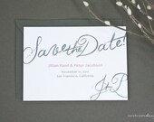 Modern Save the Date Card - Deposit