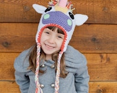 Unicorn and Horse Hat - Instant Download Crochet Pattern