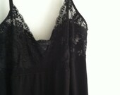 Slip dress eco fashion layer nighty XL and fits L flattering curvy fitted bust plunging neckline sexy essentials