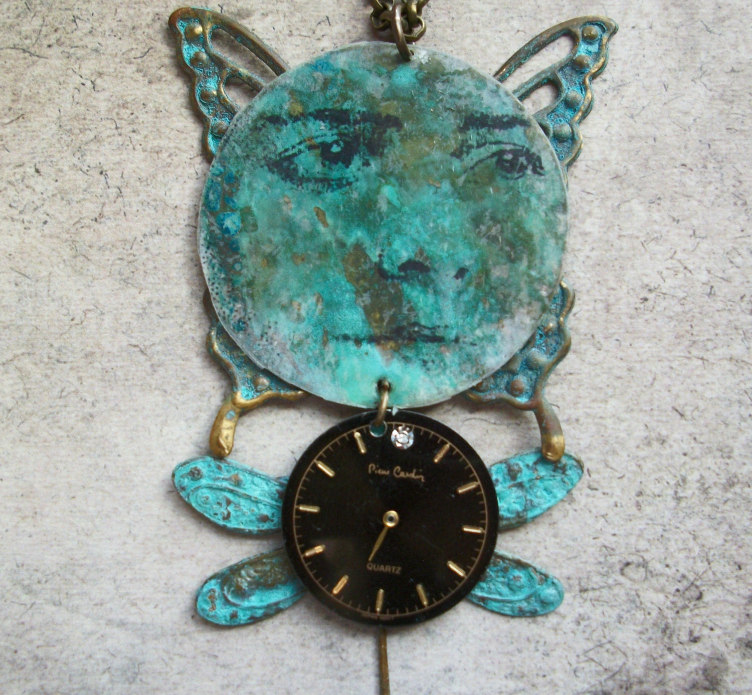 Assemblage Necklace-Contemplation