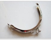 50% OFF 30pcs 8cm half round silver coin purse frame( discount purse making supplies) purse supplies wholesale