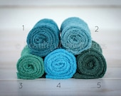 Stretch Knit Wraps in Sea Tones
