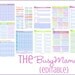 The EDITABLE Brights Busy Mama Kit - 19 documents - INSTANT DOWNLOAD