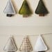 Earth Day - Renewable Wool Tree Garland - Primitive Pine Home Decor - Cabin Art