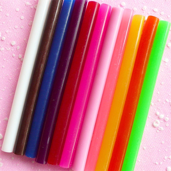 Glue Sticks Mix / Assorted Deco Sauce (Chocolate Vanilla Strawberry Mango Redberry Orange Kiwi Grape Blueberry (11pcs) DS-M04