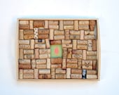 Wine cork board - Leaf design