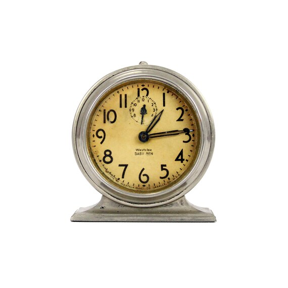 vintage baby ben windup alarm clock by lacklusterco on Etsy