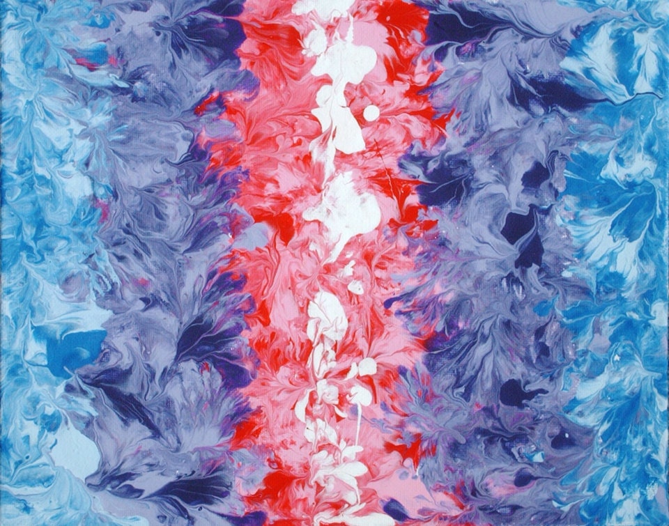 BREAST Painting by Marcey Hawk (310 Unrequited) sexy EROTIC abstract