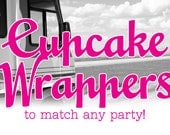 Matching Cupcake Wrapper -- in any design in shop