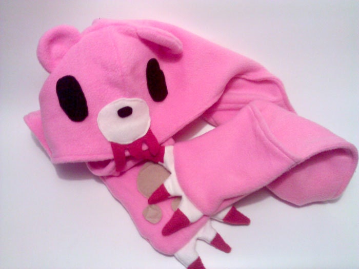 Gloomy Bear  Scoodie   Hooded Scarf