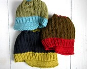 KNITTING PATTERN, baby newsboy hat, instant digital download, baby boy knitted hat pattern