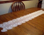 Crochet Pineapple Runner Tablecloth Table Decor Home Decor Kitchen Dining and Entertainment