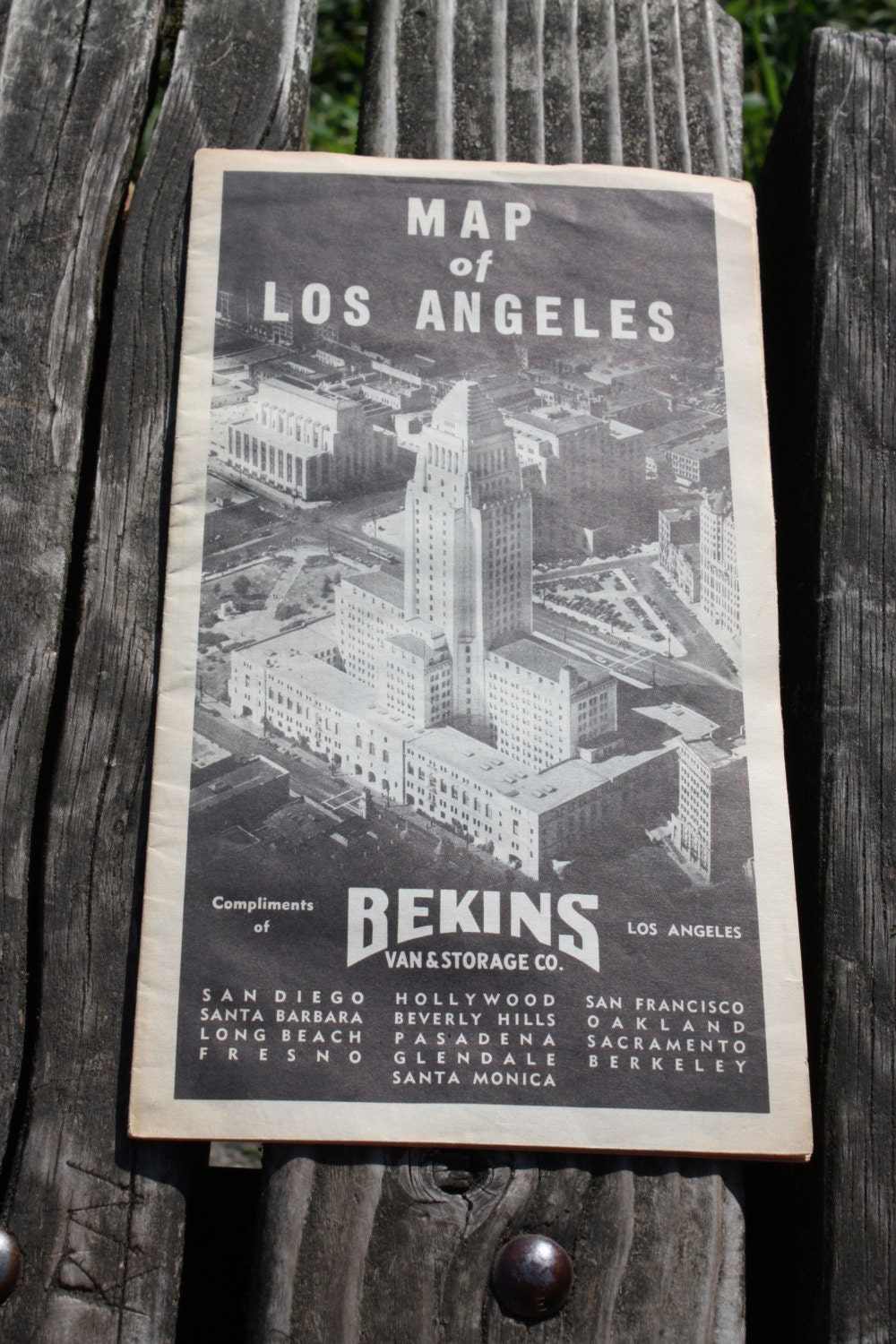 Vintage 1960's Los Angeles Maps