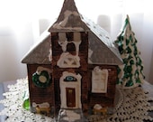 Vintage Department 56 Retired Snow Village School House