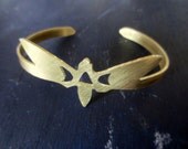 Fable - Butterfly Bracelet Cuff Moth Bracelet Brass Cuff Butterfly Jewelry Cut Out Jewelry Bohemian Bracelet Bohemian Jewelry Nature