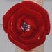 Red rose ring statement gift for her adjustableSpring Mother's Day under 10 USD