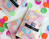 Party Confetti // one inch bright tissue circles