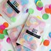 Party Confetti // one inch bright tissue circles