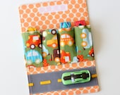 Toy Car Wallet with Road - Includes 4 Cars
