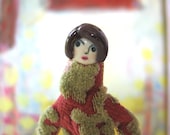 OOAK handmade cloth doll / art doll / statuette