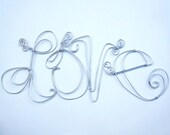 Personalized Wire Letters, Love