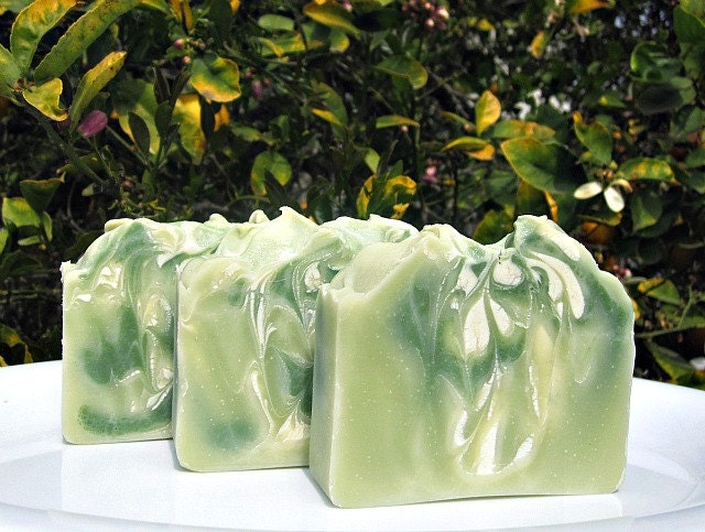 Cucumber Mint Handmade Soap with Shea Butter