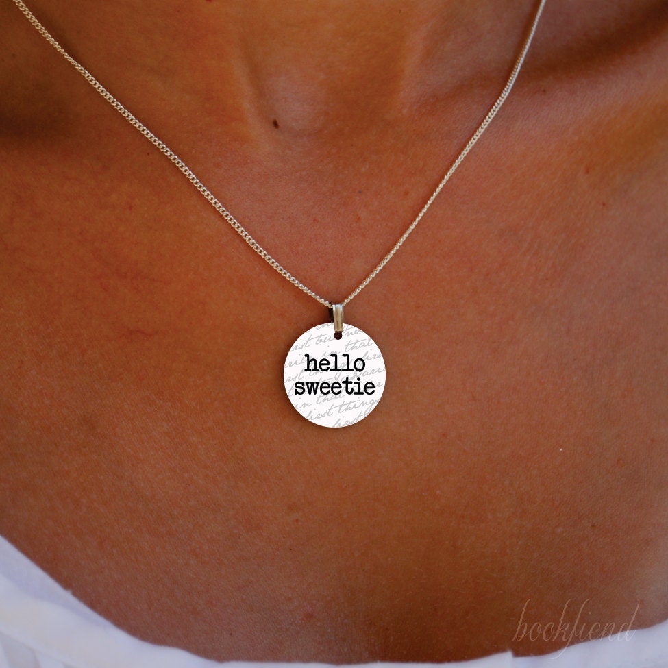 hello sweetie Dr. Who charm necklace