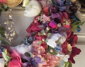 VaLenTinE EaSTeR Pink Beautiful Crystal Shabby Chic Spring Garden OOAK  Home Decor