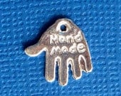 Pewter  Hand Charms Handmade Saying Jewelry Supplies  Findings Necklace Bracelet (10)