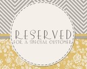 Custom listing for Sarah