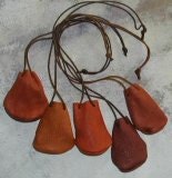 10 Medum Leather Amulet Bag Wholesale