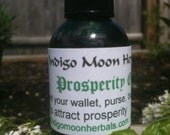 Prosperity / Money anointing oil ( success, luck, abundance, green, citrine crystal )